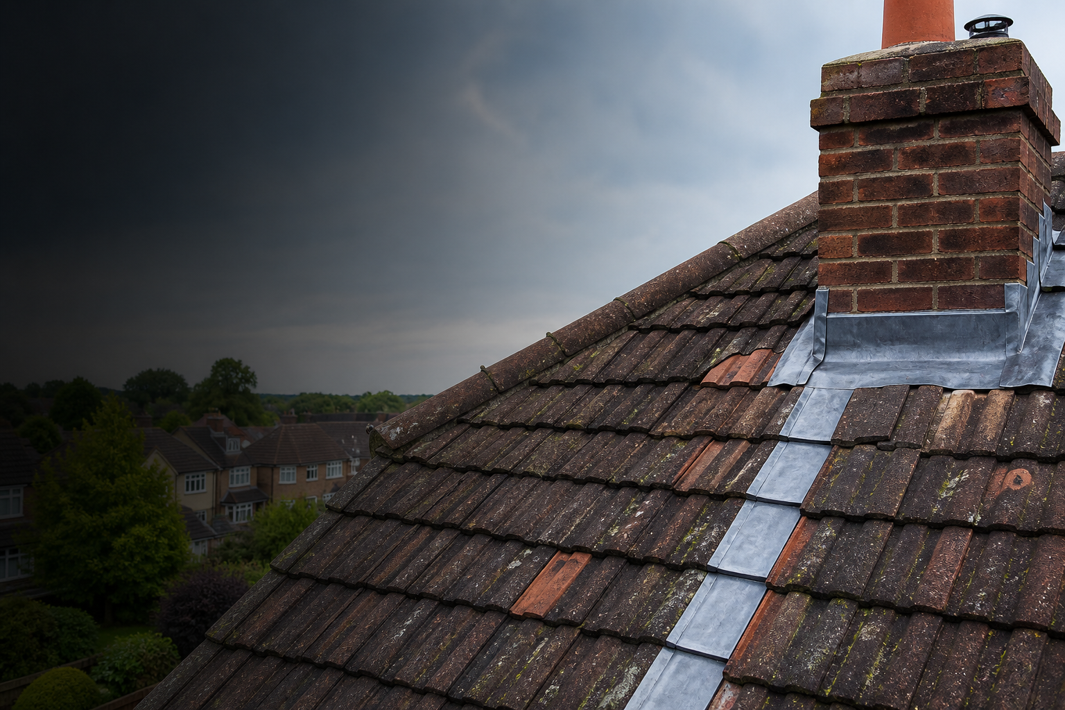 Residential roof suitable for roof repair assessment